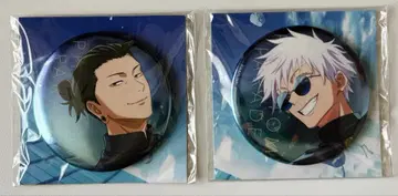 주술회전 팬텀 퍼레이드 환영야행본점 캔뱃지 고죠 사토루 게토 스구루