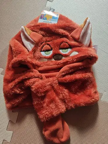 새상품 닉 와일드 캐릭터 후드 워머 디즈니 리조트