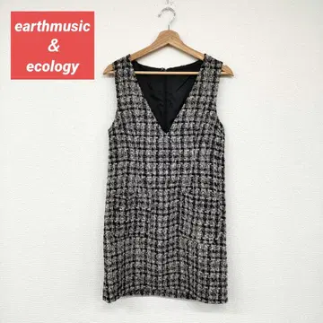 earth 슬리브리스 미니 원피스 새상품급