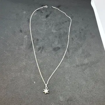 실버 별 모양 크리스탈 펜던트 목걸이