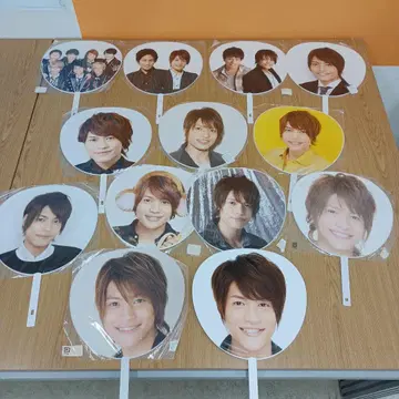 2 쟈니즈 WEST B.A.D 나카마 준타 부채 13장 세트 묶음 판매