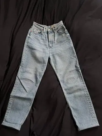 [moussy] 스트레이트 데님 25 (라이트 블루)