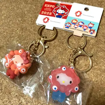 2025 오사카 엑스포 산리오 x 미야쿠미야쿠 콜라보 키링