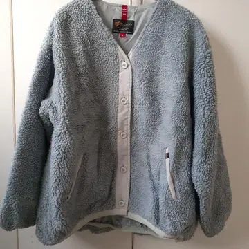 ALPHA 플리스 자켓 M 라이트 블루