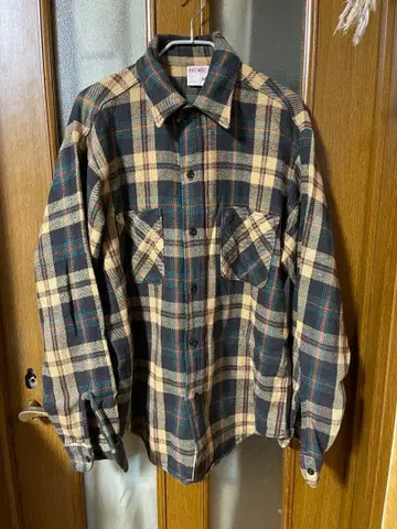 BIG MAC 체크 무늬 플란넬 셔츠 M 사이즈