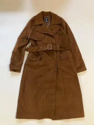 USED 90S GAP 벨트 포함 롱 코트