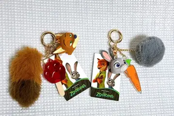 즉일 시마무라 닉 주토피아 입체 참 키링 꼬리