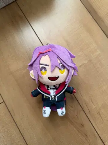 보라색 머리 캐릭터 봉제 인형 와타라이 히바리