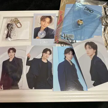 SEVENTEEN 디노 미니 파우치 가챠 키링 트레이딩 카드 폴라로이드