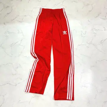 아디다스 트랙 팬츠 빨간색 레드 XS