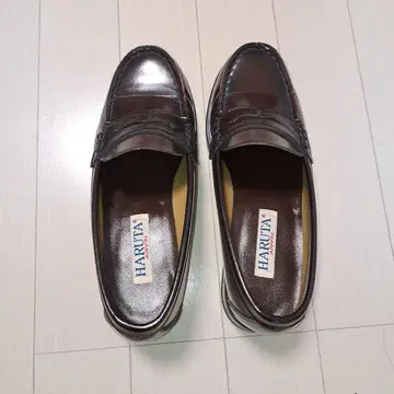 HARUTA 다크 브라운 로퍼