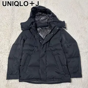 UNIQLO+J 질 샌더 하이브리드 다운 자켓 블랙 유니클로