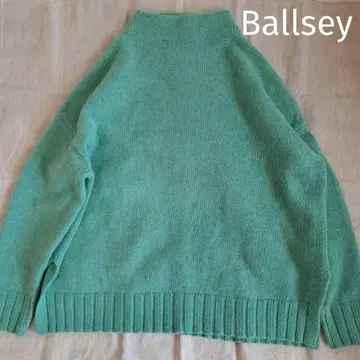 [새상품급] Ballsey 민트 그린 보틀넥 니트