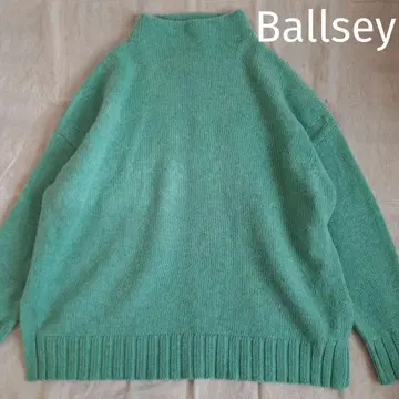[새상품급] Ballsey 민트 그린 보틀넥 니트