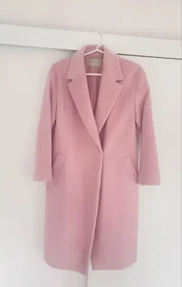 UNITED ARROWS 핑크색 체스터 코트