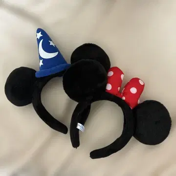 디즈니 미키 미니 머리띠 2세트
