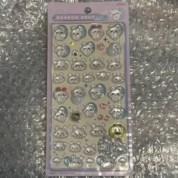 치이카와 (먼작귀) 모자 꽁지 드롭 씰 모몽가