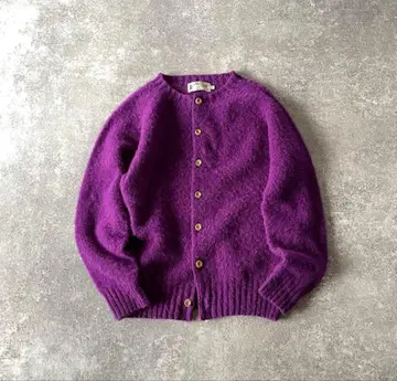 빔즈 보이 노아이스터리 별주 셰틀랜드 울 니트 가디건