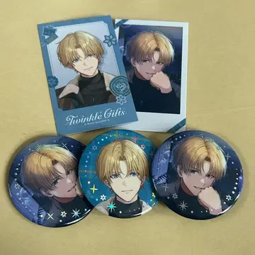 니지산지 Twinkle Gifts 엑스알비오 폴라로이드풍 카드 캔뱃지