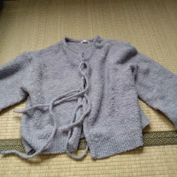 허니즈 플러피 그레이 가디건 긴팔 M 사이즈 미사용 새상품