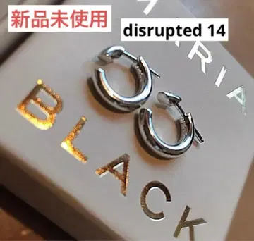 마리아 블랙 disrupted14 실버 귀걸이 페어 새상품