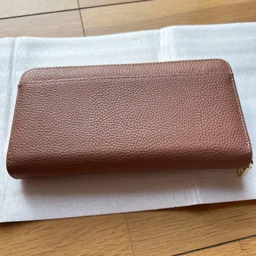 스타일 온 백 장지갑 살몬 핑크