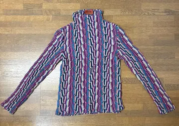 MISSONI 멀티 컬러 터틀넥 스웨터