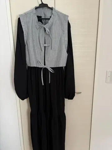 뷔스티에 롱 원피스