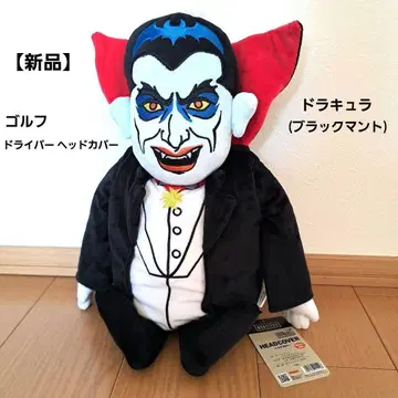 [ 새상품 ] 골프 드라이버 골프헤드커버 드라큘라 블랙 망토 인테리어