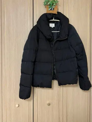 grove 월드 블랙 숏 다운 자켓 다운 50% 페더 50%