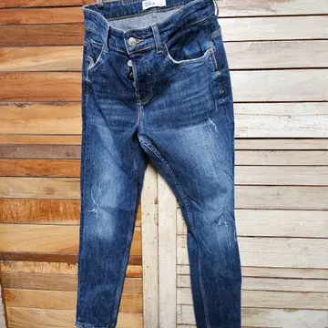 ZARA MAN 자라 데미지 가공 데님 팬츠 스키니 스트레치 30