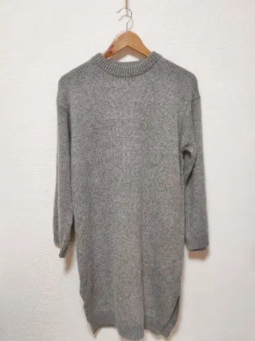 그레이 니트 원피스