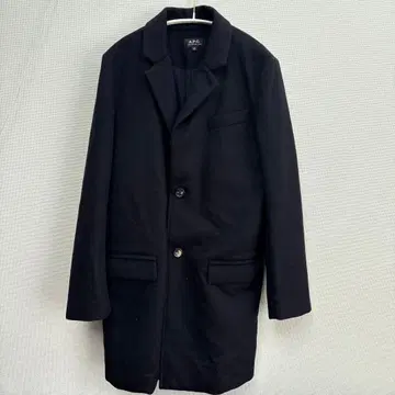 A.P.C 체스터 코트 블랙