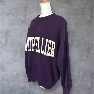 새상품급 슬로브 이에나 워셔블 에어리 Pe 로고 니트