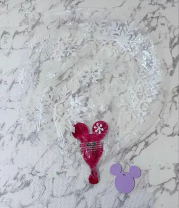 2 디즈니 벌룬 풍선 크리스마스 빨간색 랜드 시