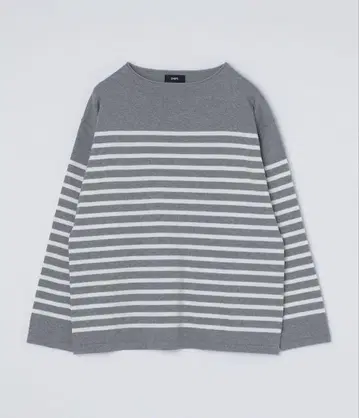 ships 릴랙스핏 보더 보트넥 니트