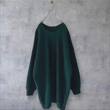 새상품급 슬로브 이에나 울 100% 리버서블 파일 니트 풀오버