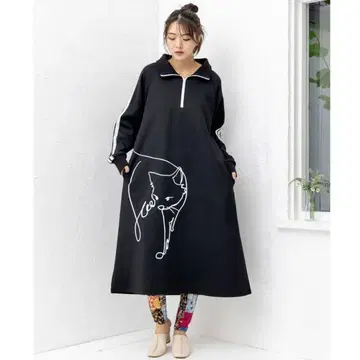 이즈스칼라 고양이 원피스