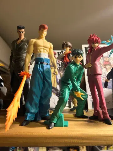 유유백서 액션 피규어 5체 세트