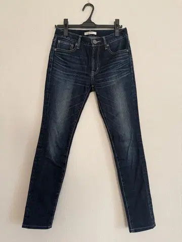 MOUSSy 스키니 데님 다크 블루 사이즈 25
