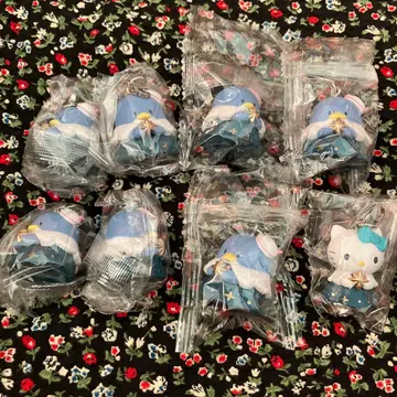 산리오 가챠 가챠가챠 별색 천사 참 턱시도샘 헬로키티