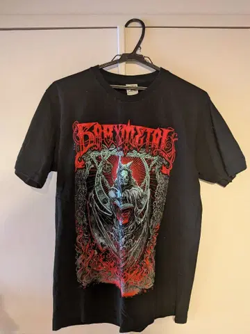 BABYMETAL 밴딩 T셔츠 L 사이즈 블랙 구제 의류