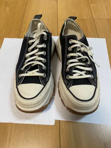 컨버스 통굽 로우컷 스니커즈 블랙