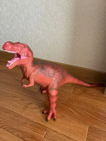 티라노사우루스 피규어 빨간색 약 30cm