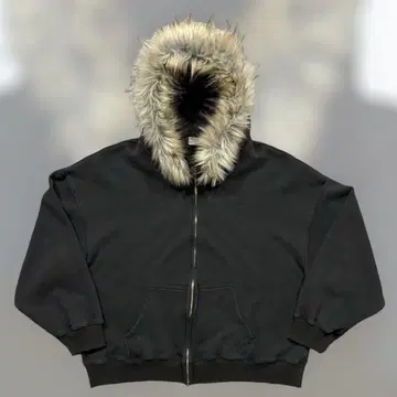 퍼 달린 집업 후드티 블랙 y2k 해외 스트릿 스케이터