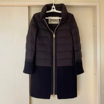 Herno 다운 자켓 다크 그레이 네이비
