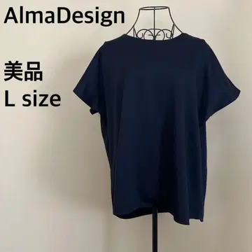 [ 새상품급 ] AlmaDesign/반팔 상의/블라우스/티셔츠/블랙/블랙