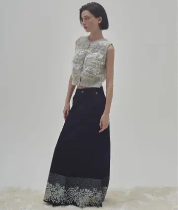 퍼스트 핸드 프린지 니트 베스트