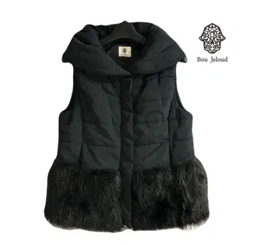 Bou Jeloud 블랙 퀼팅 베스트