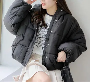 RMAF 숏 다운 충전솜 숏 블루종 기장 브라운 NICE CLAUP